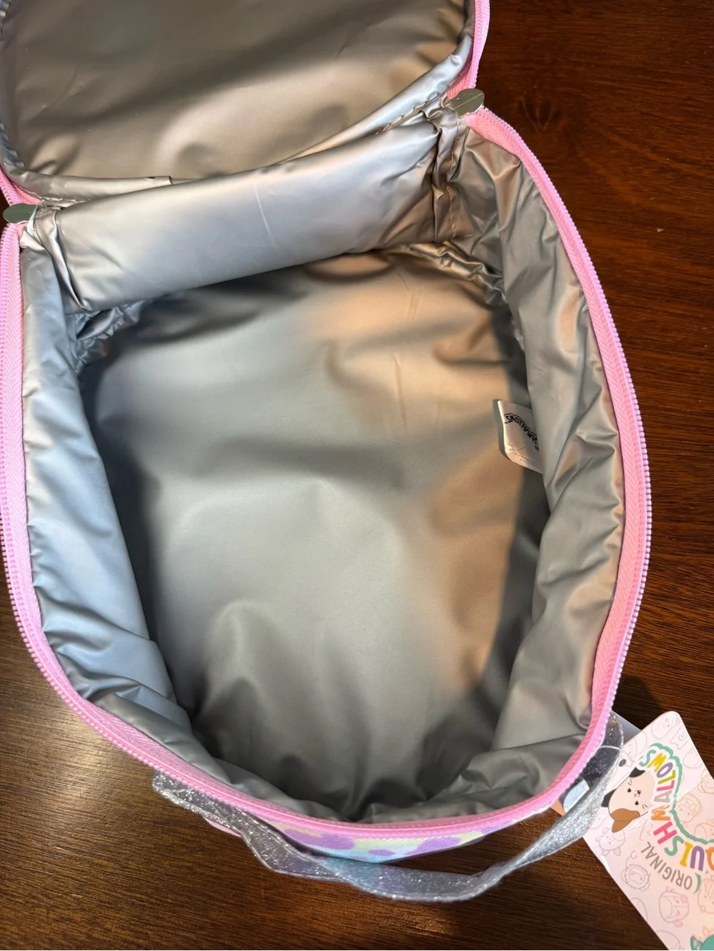 Squishmallow Lunchbox leopard print Michaela - Pink